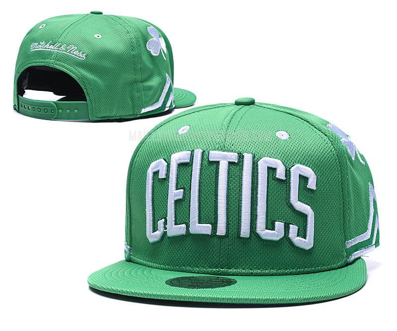 chapeau basket homme de boston celtics vert nef245
