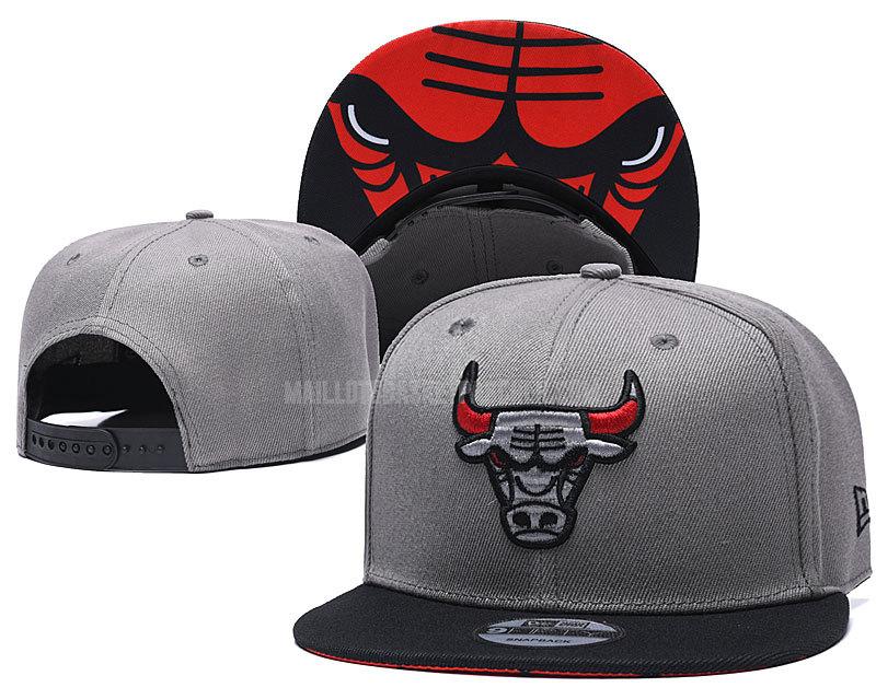 chapeau basket homme de chicago bulls gris nef251