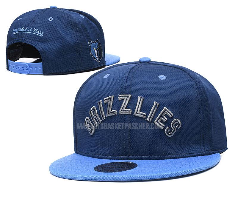chapeau basket homme de memphis grizzlies bleu nef338