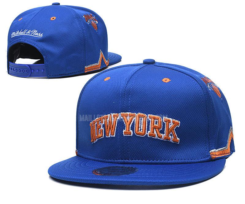 chapeau basket homme de new york knicks bleu nef341