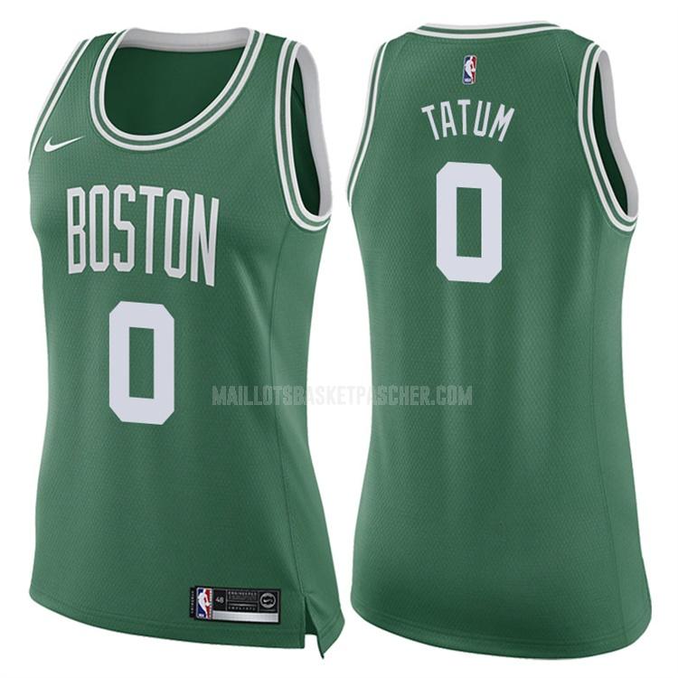 débardeur basket femme de boston celtics jayson tatum 0 vert icon 2017-18