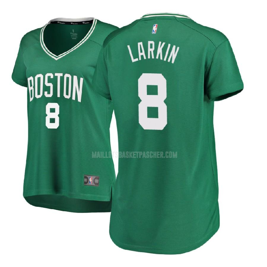 débardeur basket femme de boston celtics shane larkin 8 vert icon 2017-18