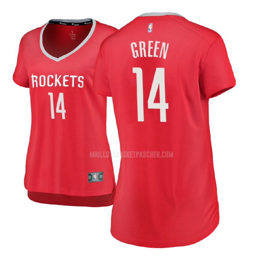 débardeur basket femme de houston rockets gerald green 14 rouge icon 2017-18