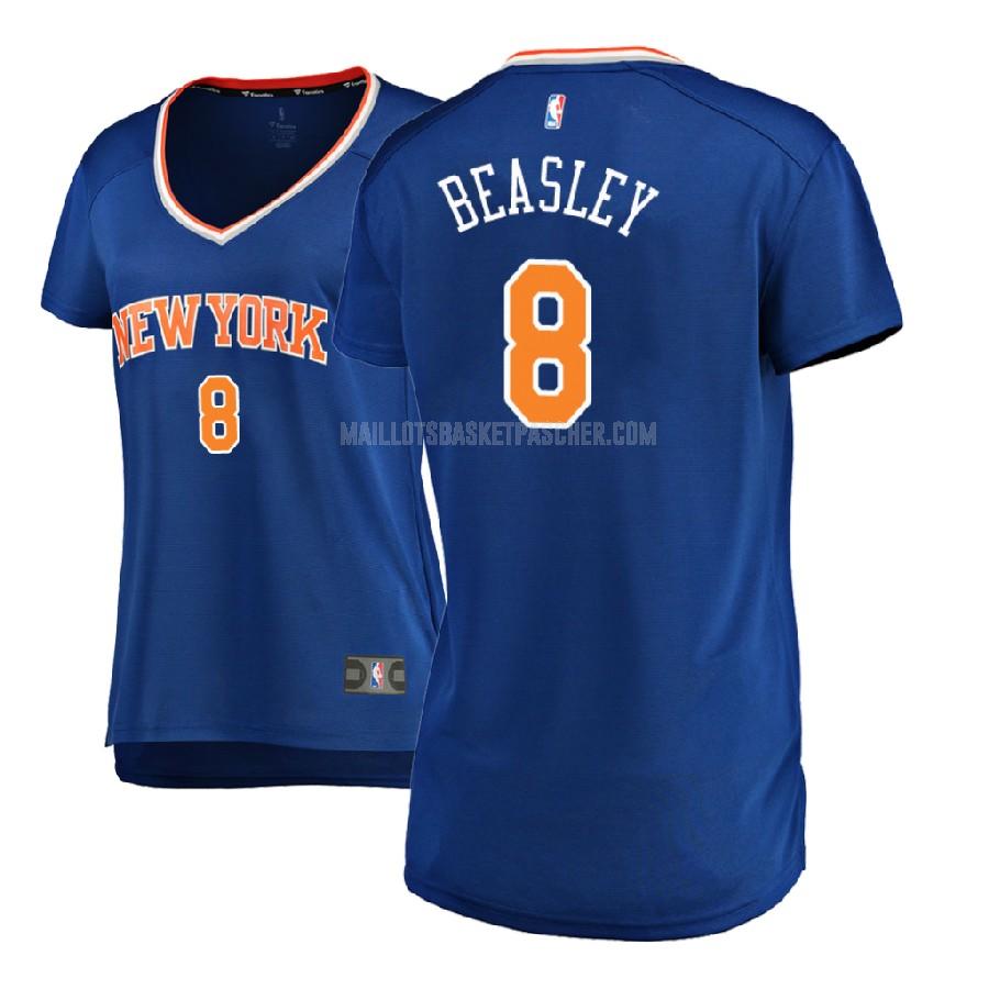 débardeur basket femme de new york knicks michael beasley 8 bleu icon 2017-18