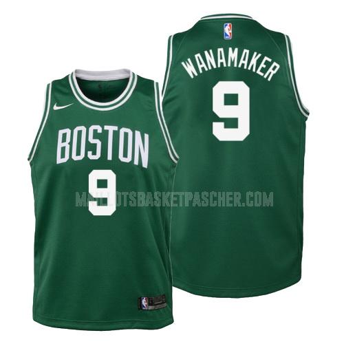 maillot basket enfant de boston celtics brad wanamaker 9 vert icon