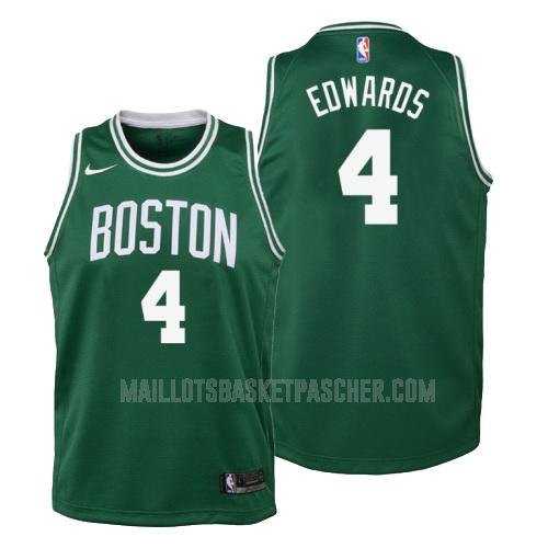 maillot basket enfant de boston celtics carsen edwards 4 vert icon