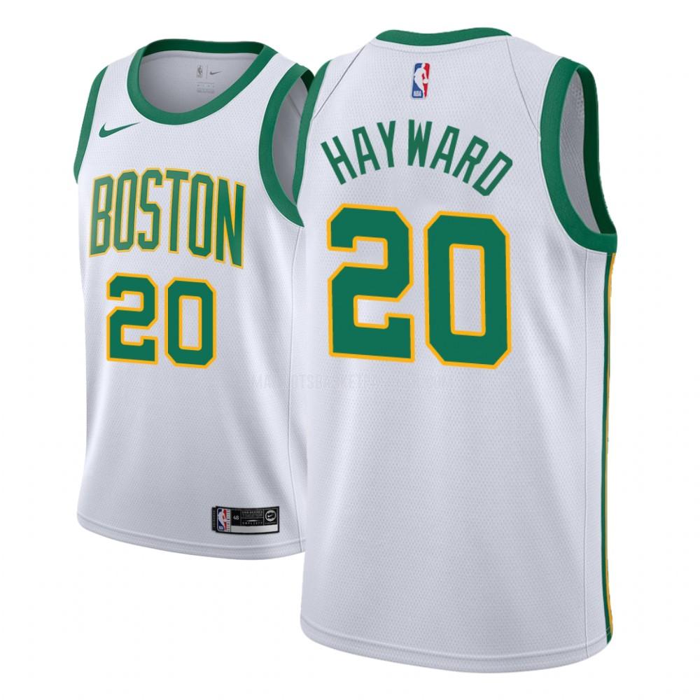 maillot basket enfant de boston celtics gordon hayward 20 blanc city edition