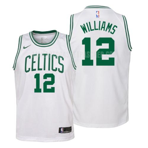 maillot basket enfant de boston celtics grant williams 12 blanc association