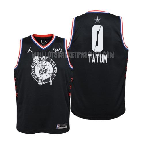 maillot basket enfant de boston celtics jayson tatum 0 noir nba all-star 2019