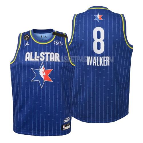 maillot basket enfant de boston celtics kemba walker 8 bleu nba all-star 2020