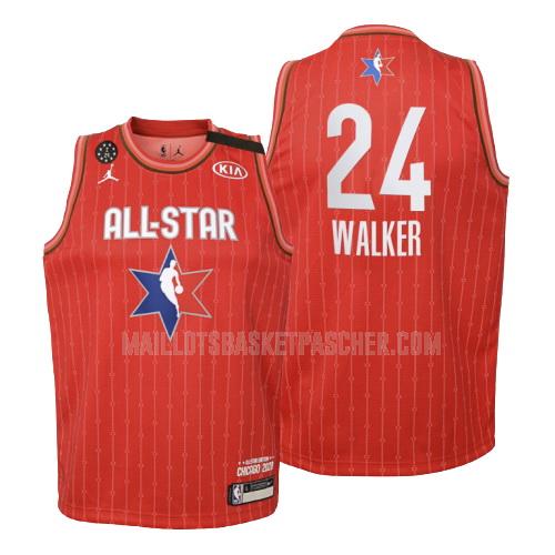 maillot basket enfant de boston celtics kemba walker 8 rouge nba all-star 2020