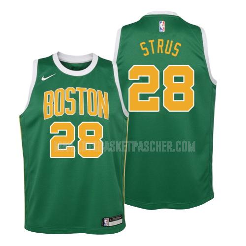 maillot basket enfant de boston celtics max strus 28 vert earned version