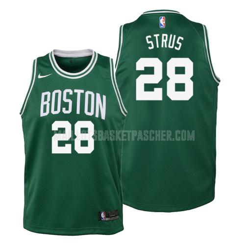 maillot basket enfant de boston celtics max strus 28 vert icon