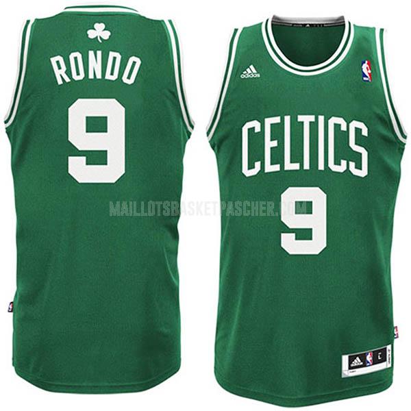 maillot basket enfant de boston celtics rajon rondo 9 vert numéro blanc