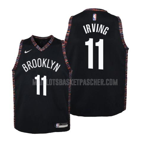 maillot basket enfant de brooklyn nets kyrie irving 11 noir city edition