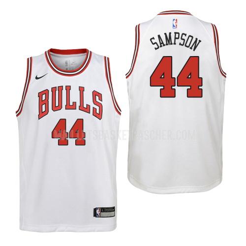 maillot basket enfant de chicago bulls brandon sampson 44 blanc association