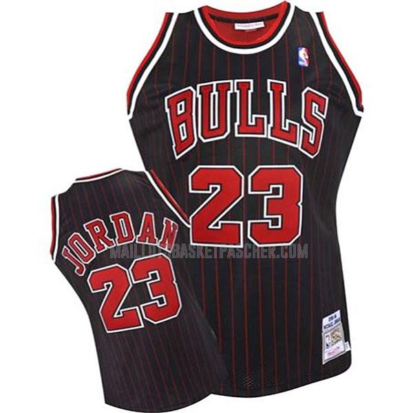 maillot basket enfant de chicago bulls michael jordan 23 noir classique 1995-96