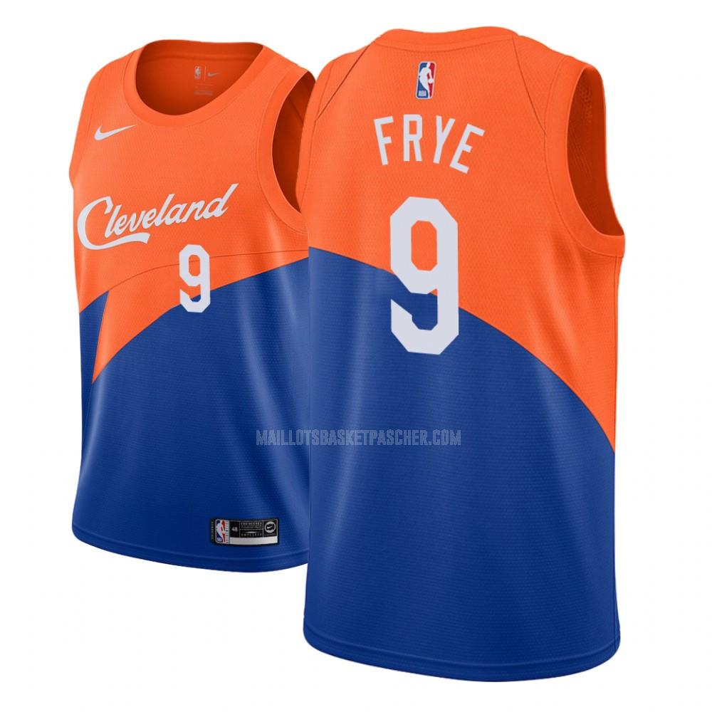 maillot basket enfant de cleveland cavaliers channing frye 9 bleu city edition