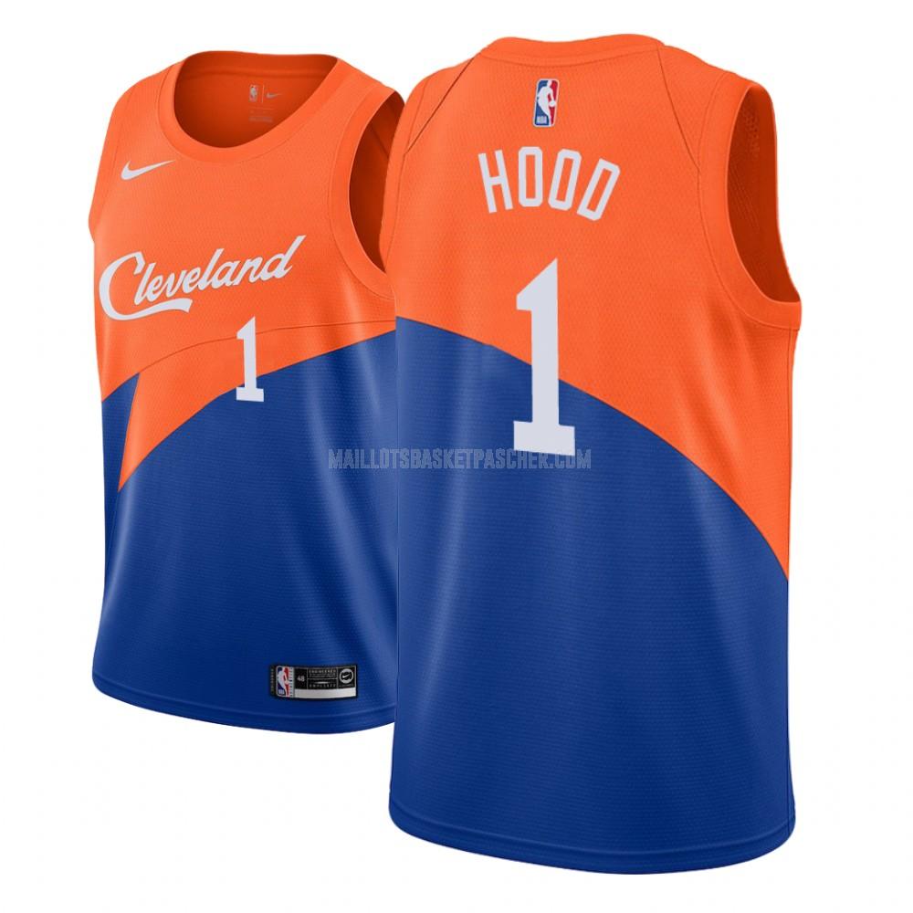 maillot basket enfant de cleveland cavaliers rodney hood 1 bleu city edition