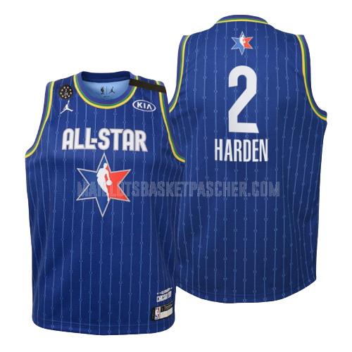 maillot basket enfant de houston rockets lebron james 2 bleu nba all-star 2020