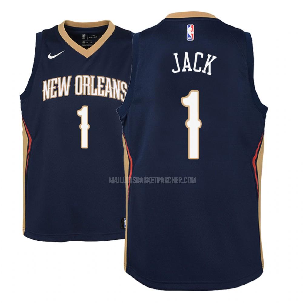 maillot basket enfant de new orleans pelicans jarrett jack 1 bleu marin icon