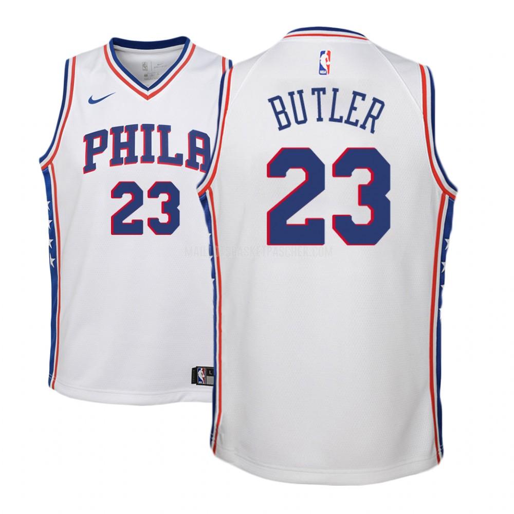maillot basket enfant de philadelphia 76ers jimmy butler 23 blanc association