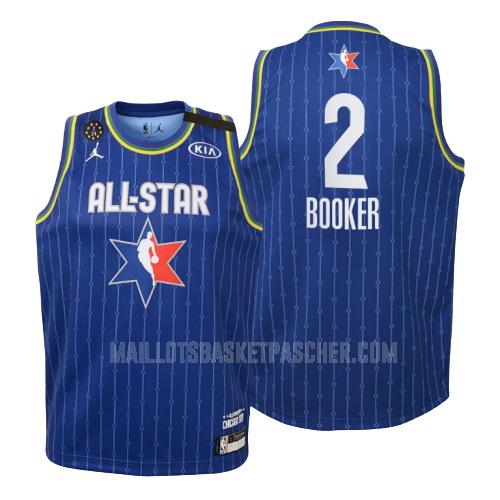 maillot basket enfant de phoenix suns devin booker 1 bleu nba all-star 2020