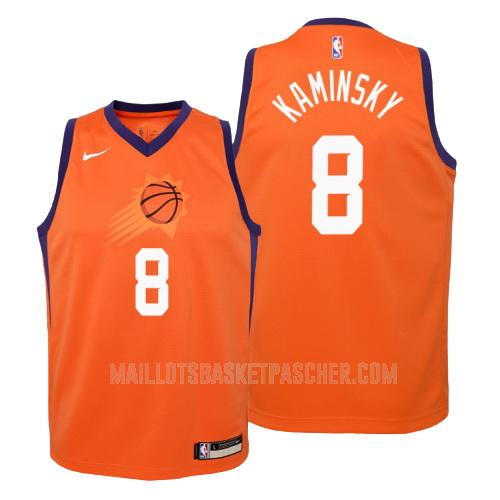 maillot basket enfant de phoenix suns frank kaminsky 8 orange statement