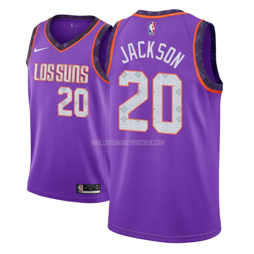 maillot basket enfant de phoenix suns josh jackson 20 violet city edition