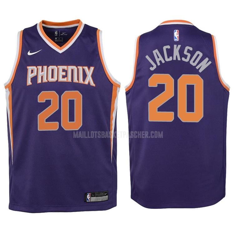 maillot basket enfant de phoenix suns josh jackson 20 violet icon 2017-18