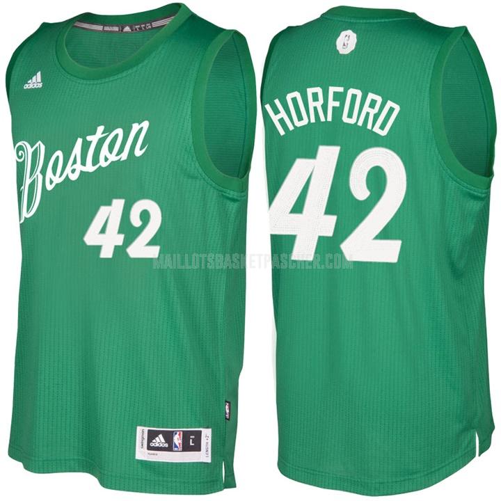 maillot basket homme de boston celtics al horford 42 vert jour de noël 2016-17