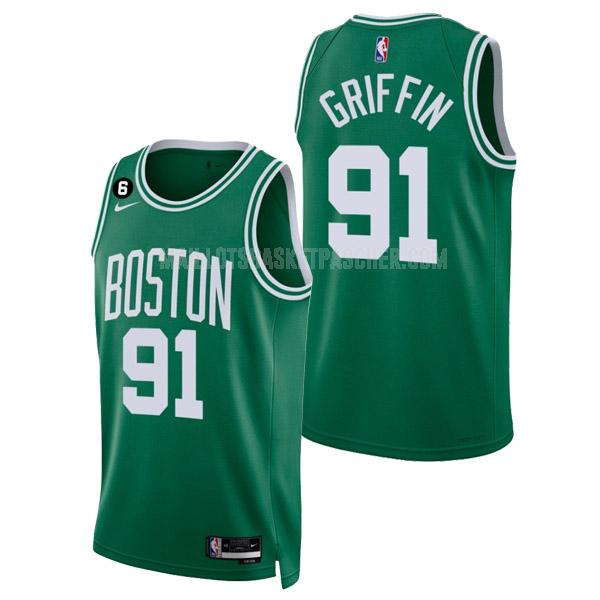 maillot basket homme de boston celtics blake griffin 91 vert icon edition 2022-23