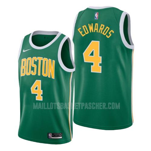 maillot basket homme de boston celtics carsen edwards 4 vert earned version
