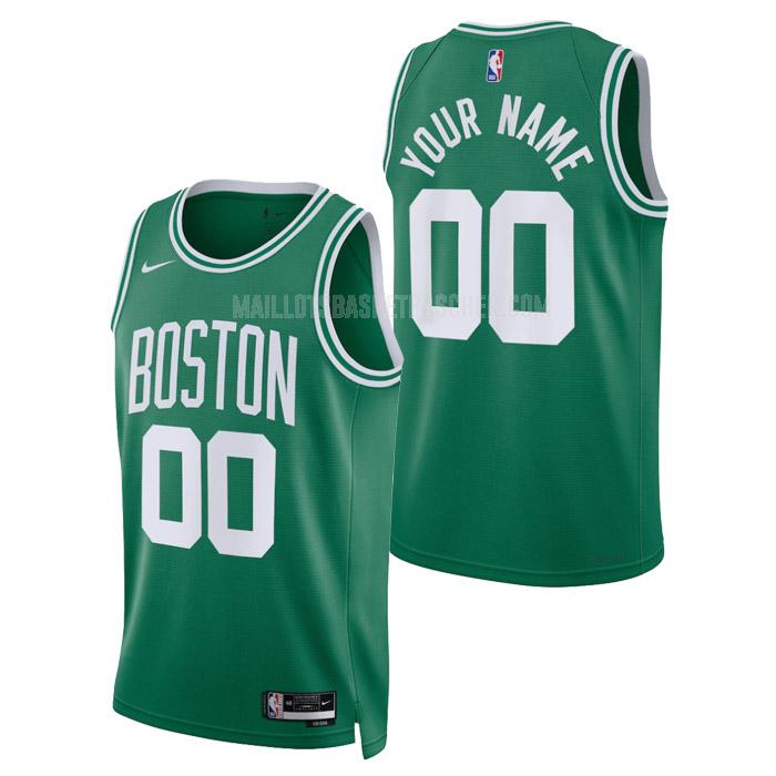 maillot basket homme de boston celtics custom vert icon edition 2023