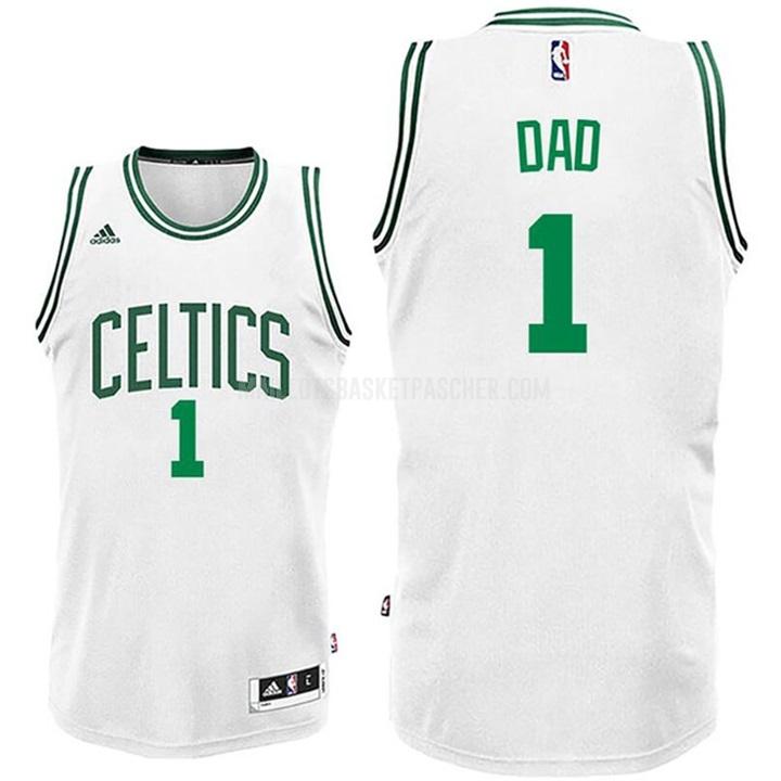maillot basket homme de boston celtics dad 1 blanc fête des pères