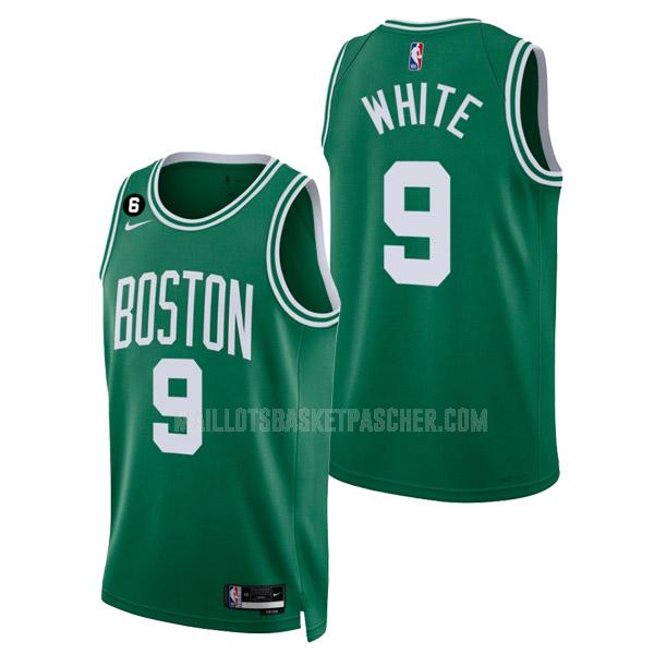 maillot basket homme de boston celtics derrick white 9 vert icon edition 2022-23