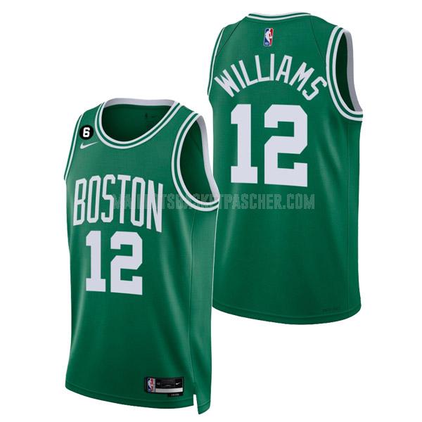 maillot basket homme de boston celtics grant williams 12 vert icon edition 2022-23