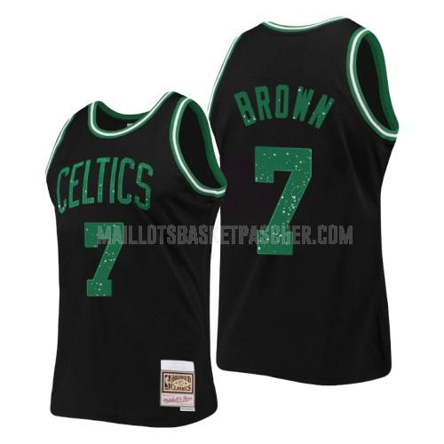 maillot basket homme de boston celtics jaylen brown 7 noir collection de bagues