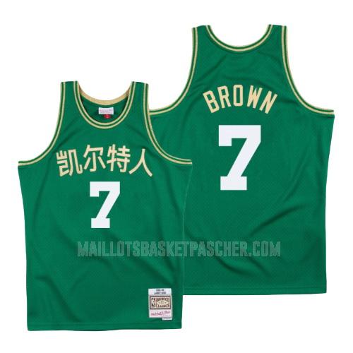 maillot basket homme de boston celtics jaylen brown 7 vert capodanno cinese