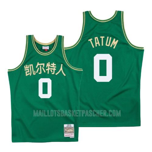 maillot basket homme de boston celtics jayson tatum 0 vert capodanno cinese