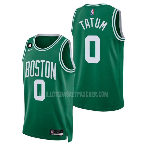 maillot basket homme de boston celtics jayson tatum 0 vert icon edition 2022-23