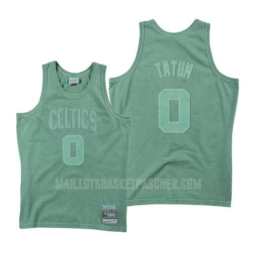 maillot basket homme de boston celtics jayson tatum 0 vert lavé