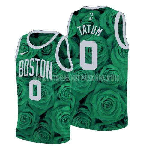 maillot basket homme de boston celtics jayson tatum 0 vert rosa