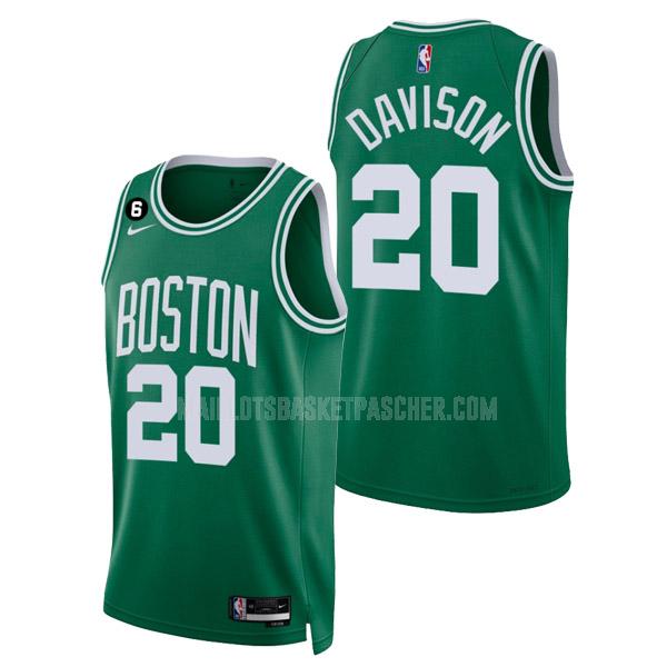 maillot basket homme de boston celtics jd davison 12 vert icon edition 2022-23