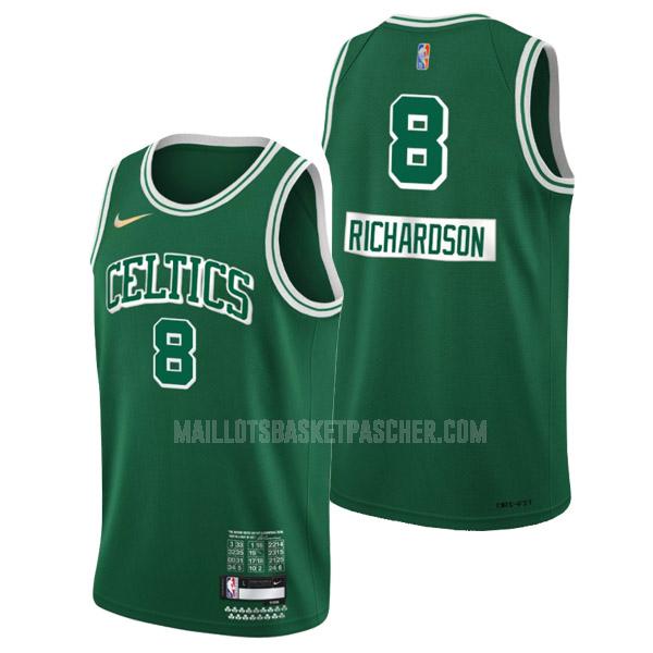 maillot basket homme de boston celtics josh richardson 8 vert 75 anniversaire city edition 2021-22