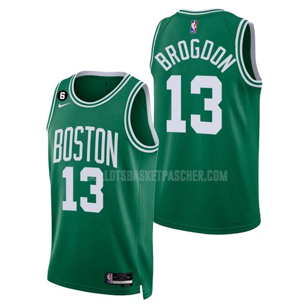 maillot basket homme de boston celtics malcolm brogdon 13 vert icon edition 2022-23