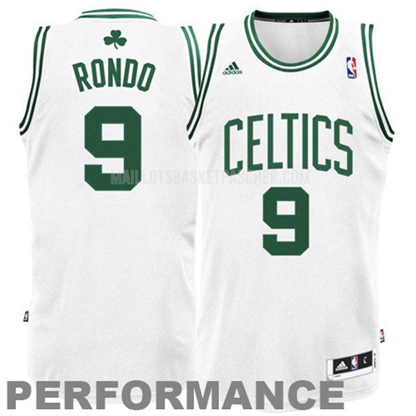 maillot basket homme de boston celtics rajon rondo 9 blanc revolution 30
