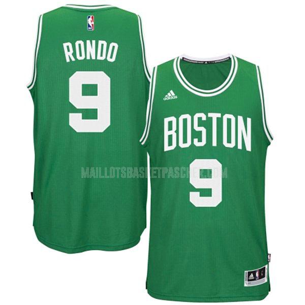 maillot basket homme de boston celtics rajon rondo 9 vert road swingman 2014-15