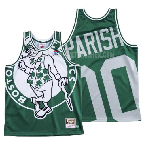 maillot basket homme de boston celtics robert parish 0 vert big face