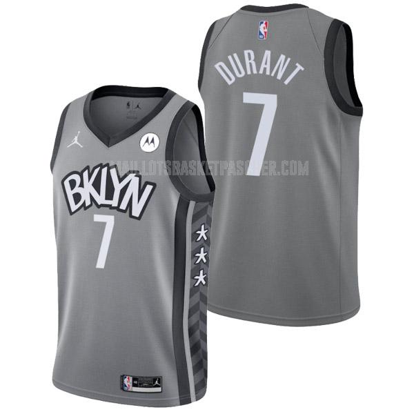 maillot basket homme de brooklyn nets kevin durant 7 gris statement edition 2022